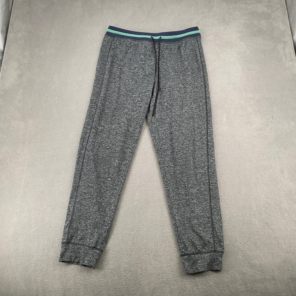 American Eagle Outfitters Mens Gray Heathered Jogger Pants Size M Drawstring
